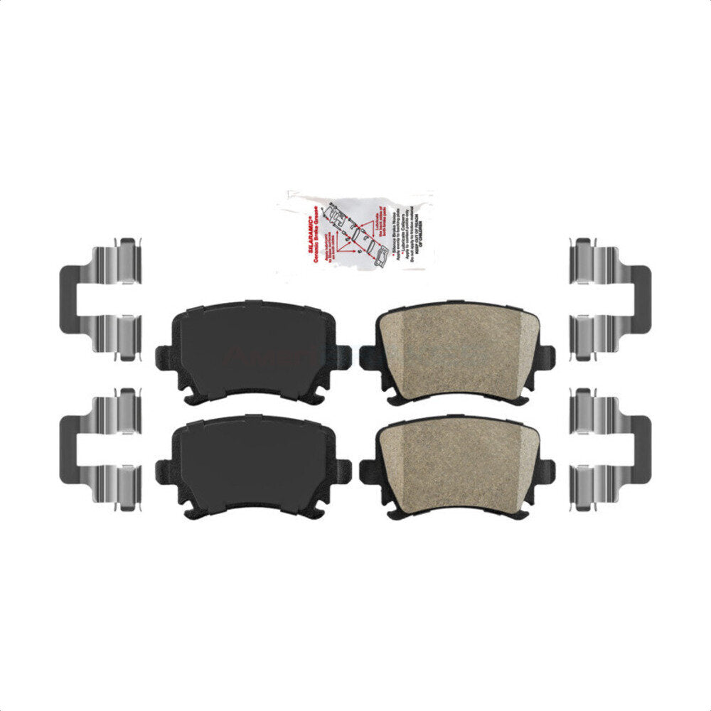 AmeriBRAKES NWF-PRC1108 Disc Brake Pad for 2005-2021 Volkswagen GTI, Volkswagen Tiguan Limited, Audi Q3 - Rear