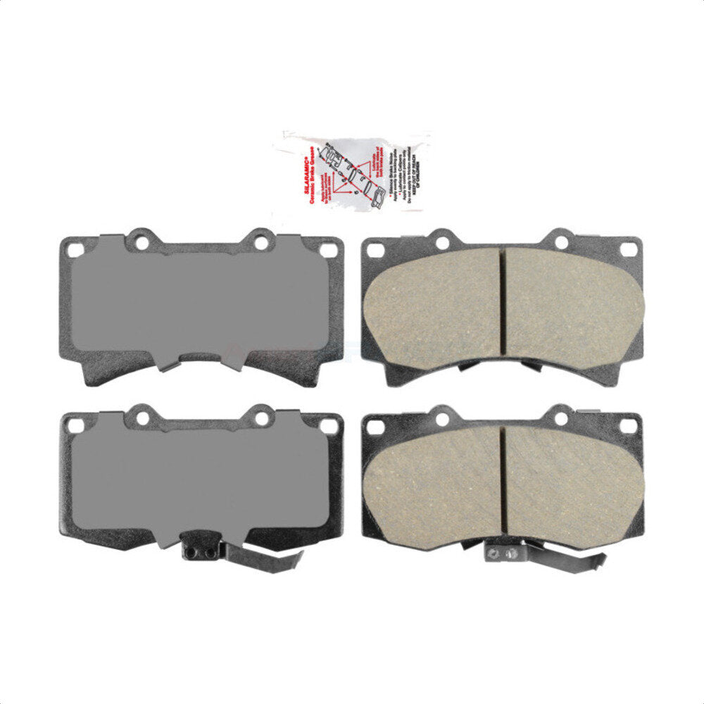 AmeriBRAKES NWF-PRC1119 Disc Brake Pad for 2006-2010 Hummer H3T, Hummer H3 - Front