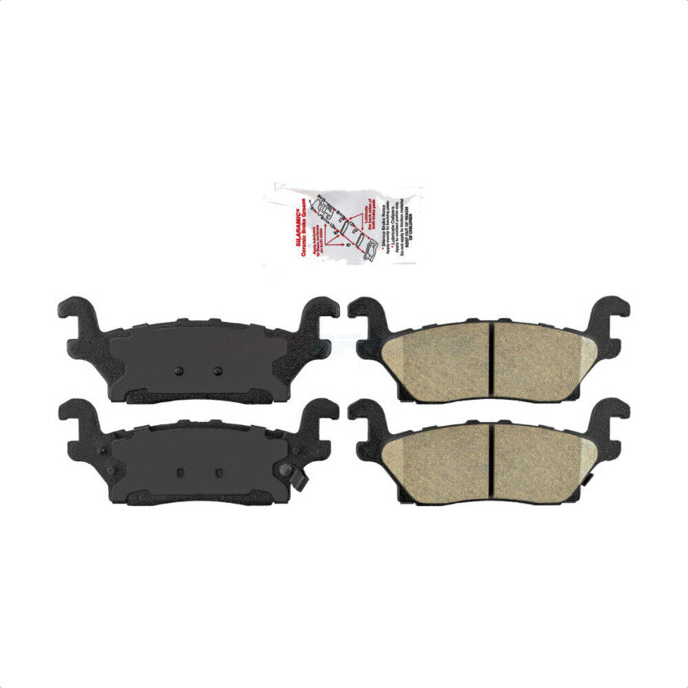 AmeriBRAKES NWF-PRC1120 Disc Brake Pad for 2006-2010 Hummer H3T, Hummer H3 - Rear