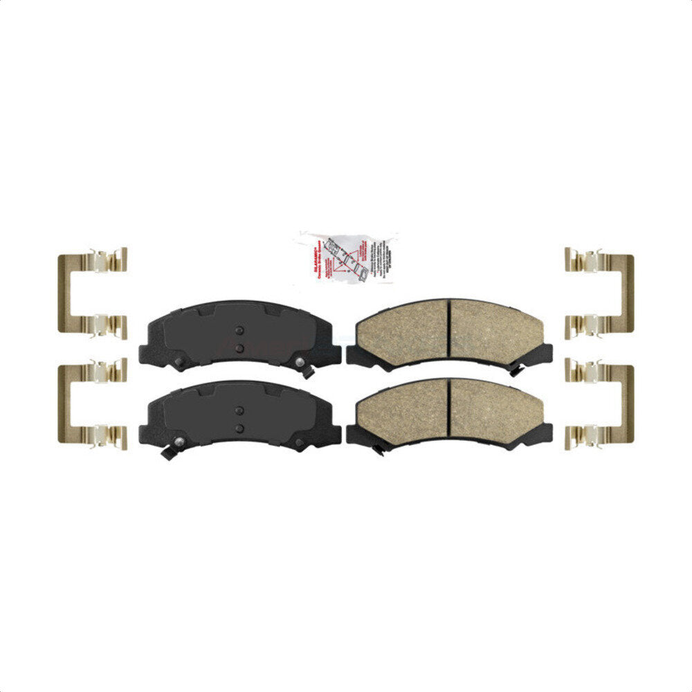AmeriBRAKES NWF-PRC1159 Disc Brake Pad for 2006-2016 Chevrolet Impala Limited, Buick Allure, Buick LaCrosse - Front