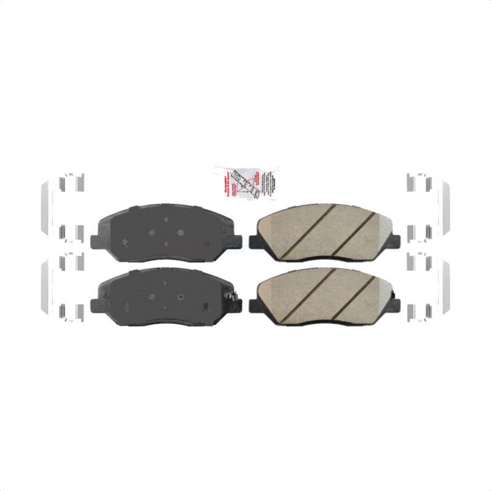 AmeriBRAKES NWF-PRC1202 Disc Brake Pad for 2006-2016 Kia Sedona, Hyundai Santa Fe, Hyundai Santa Fe XL - Front
