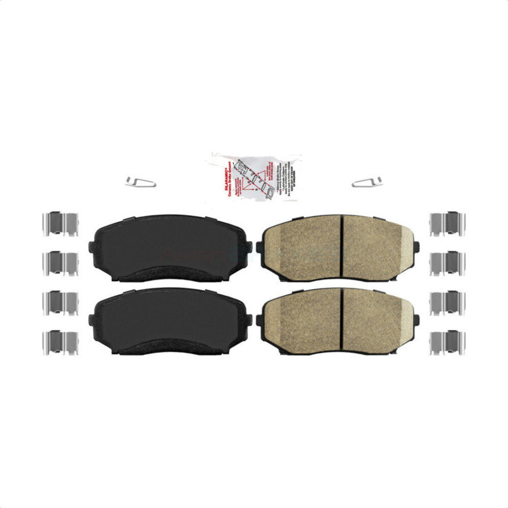 AmeriBRAKES NWF-PRC1258 Disc Brake Pad for 2007-2024 Mazda CX-5, Ford Edge, Lincoln MKX - Front