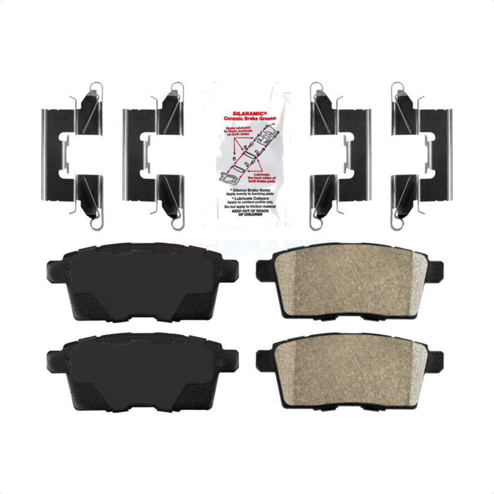 AmeriBRAKES NWF-PRC1259 Disc Brake Pad for 2007-2015 Ford Edge, Lincoln MKX, Mazda CX-7 - Rear