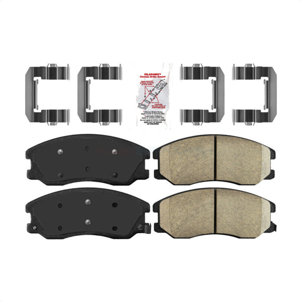 AmeriBRAKES NWF-PRC1264 Disc Brake Pad for 2007-2015 Chevrolet Captiva Sport, Saturn Vue, Chevrolet Equinox - Front