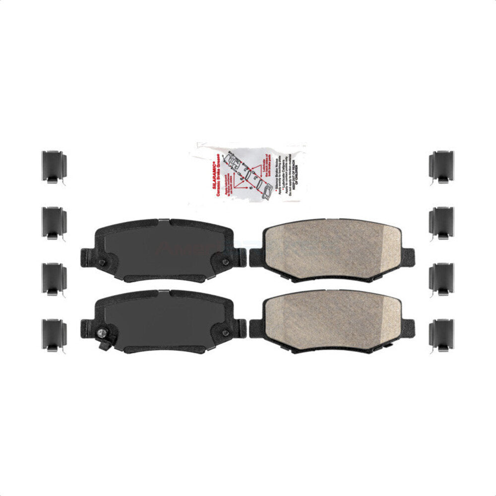AmeriBRAKES NWF-PRC1274 Disc Brake Pad for 2007-2018 Jeep Wrangler JK, Jeep Liberty, Dodge Nitro - Rear