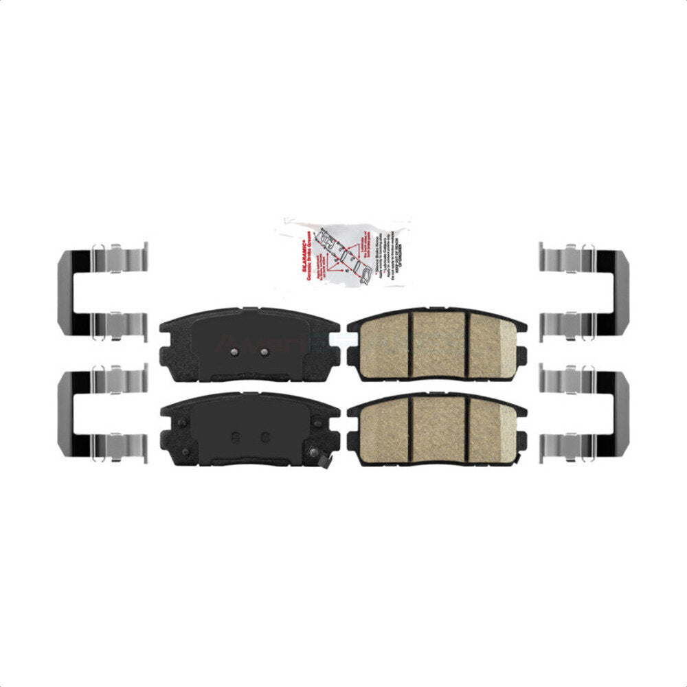 AmeriBRAKES NWF-PRC1275 Disc Brake Pad for 2007-2017 Chevrolet Captiva Sport, GMC Terrain, Saturn Vue - Rear