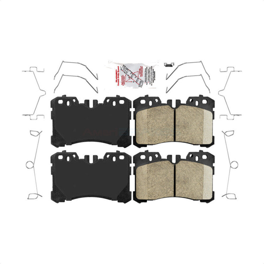 AmeriBRAKES NWF-PRC1282 Disc Brake Pad for 2007-2025 Lexus LS500, Toyota Mirai, Lexus LS500h - Front