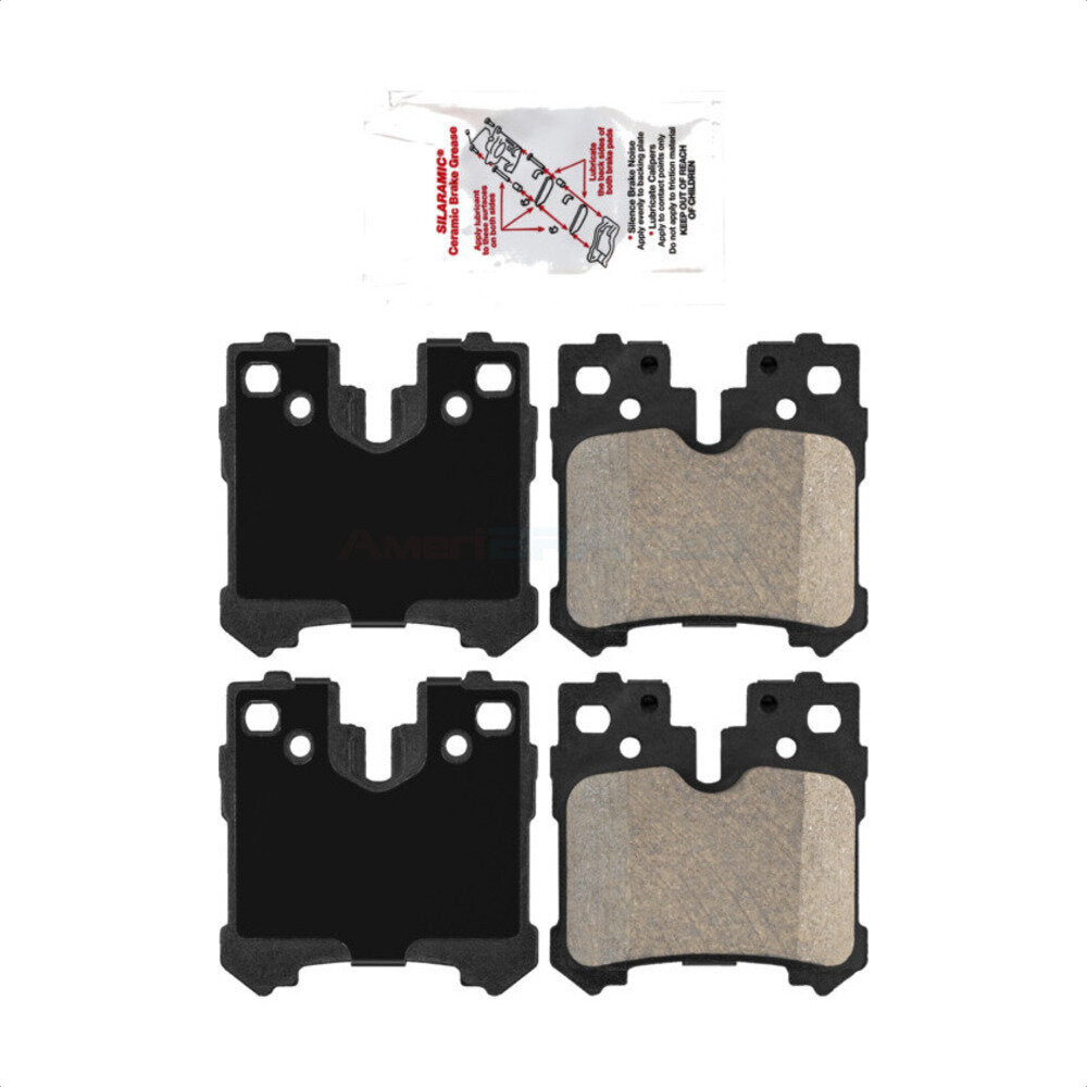 AmeriBRAKES NWF-PRC1283 Disc Brake Pad for 2007-2025 Lexus LS500, Toyota Mirai, Lexus LS500h - Rear