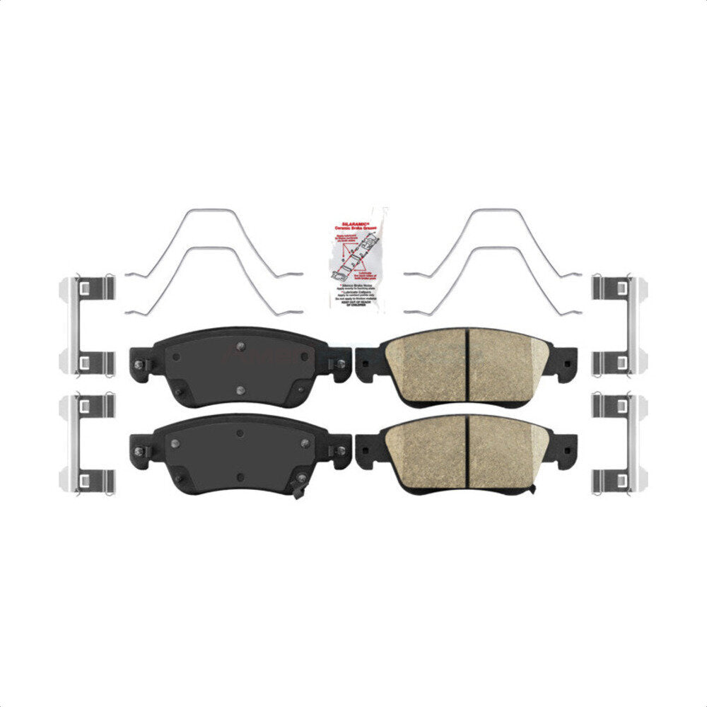 AmeriBRAKES NWF-PRC1287 Disc Brake Pad for 2007-2015 INFINITI Q60, INFINITI G37, INFINITI G35 - Front
