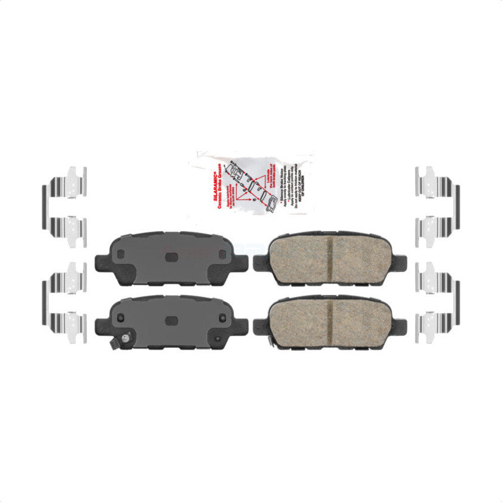 AmeriBRAKES NWF-PRC1288 Disc Brake Pad for 2007-2014 INFINITI Q60, INFINITI M35, INFINITI M45 - Rear