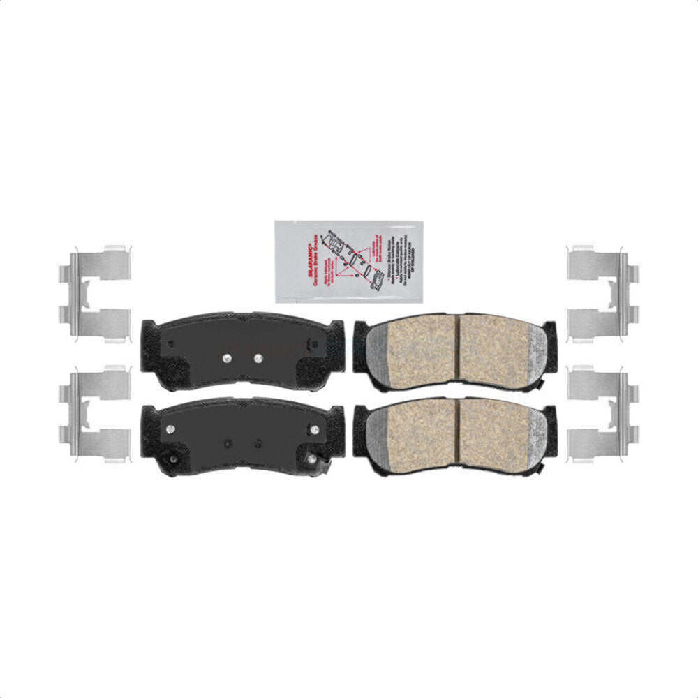 AmeriBRAKES NWF-PRC1297 Disc Brake Pad for 2007-2009 Hyundai Santa Fe - Rear