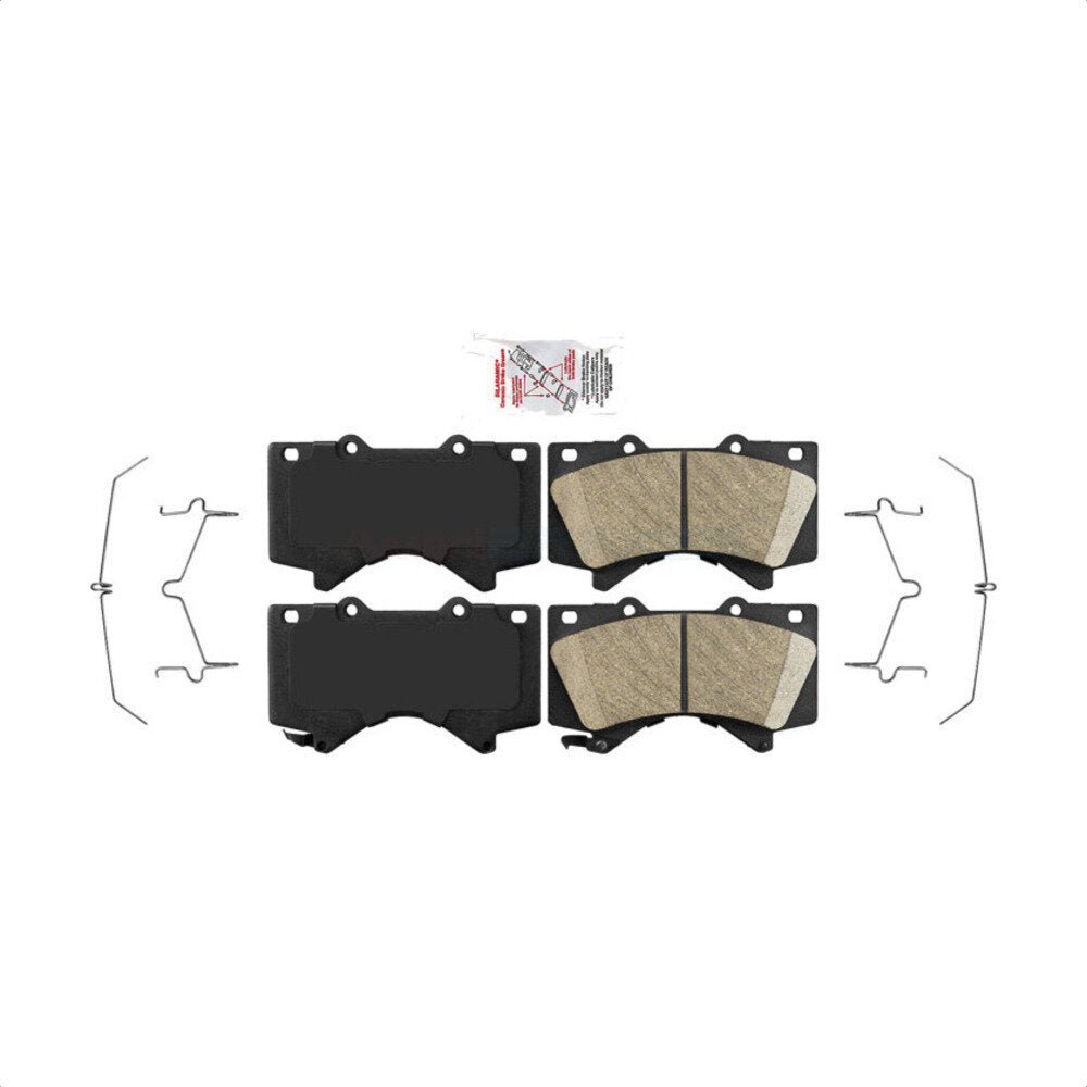 AmeriBRAKES NWF-PRC1303 Disc Brake Pad for 2007-2022 Lexus LX570, Toyota Land Cruiser, Toyota Sequoia - Front