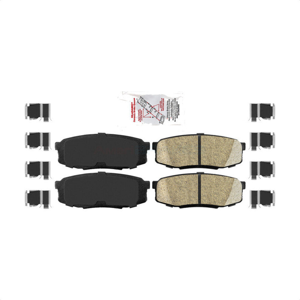 AmeriBRAKES NWF-PRC1304 Disc Brake Pad for 2007-2022 Lexus LX570, Toyota Land Cruiser, Toyota Sequoia - Rear