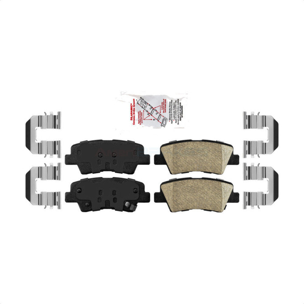 AmeriBRAKES NWF-PRC1313 Disc Brake Pad for 2007-2016 Kia Optima, Hyundai Accent, Kia Soul - Rear