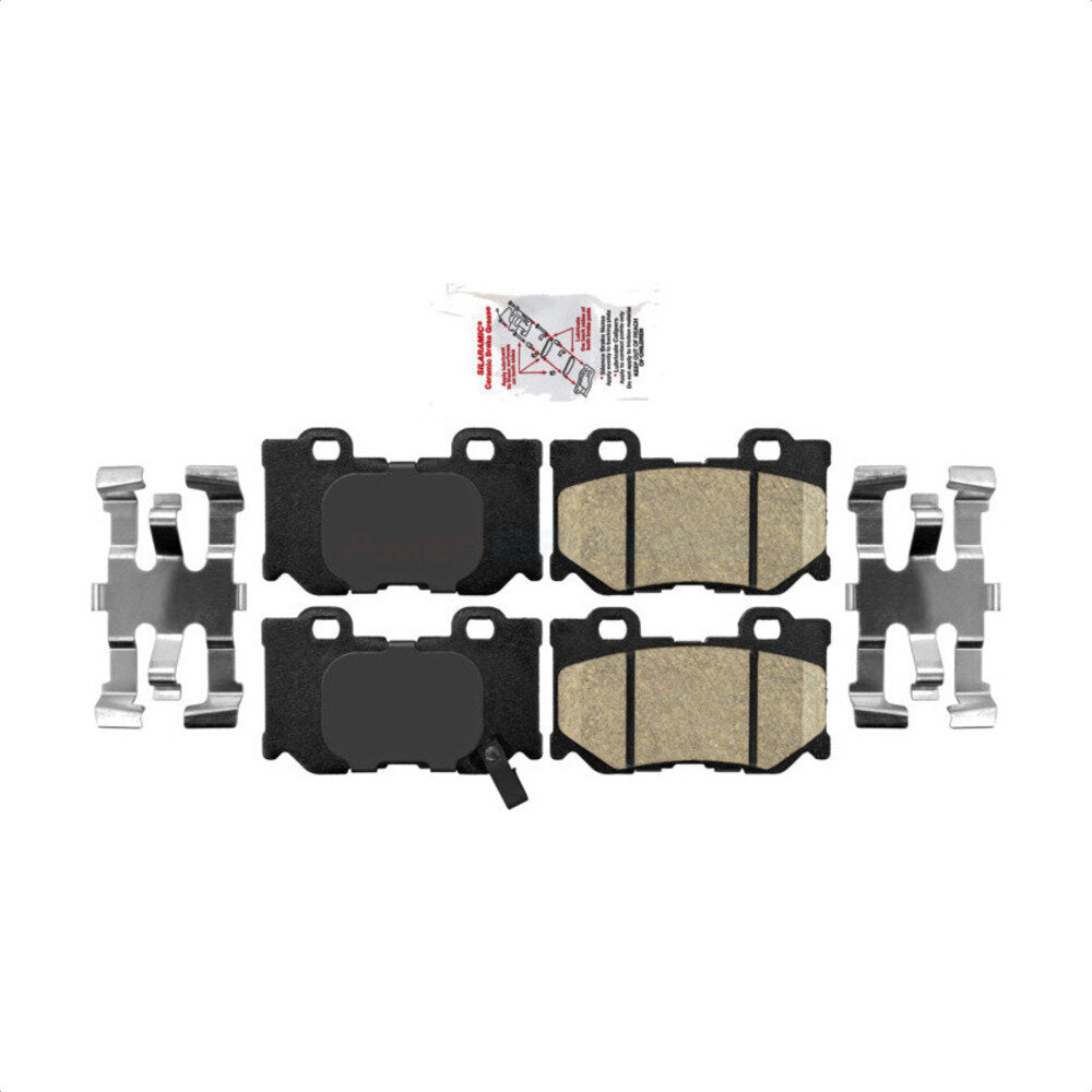 AmeriBRAKES NWF-PRC1347 Disc Brake Pad for 2008-2024 Nissan Z, INFINITI Q60, INFINITI Q70L - Rear