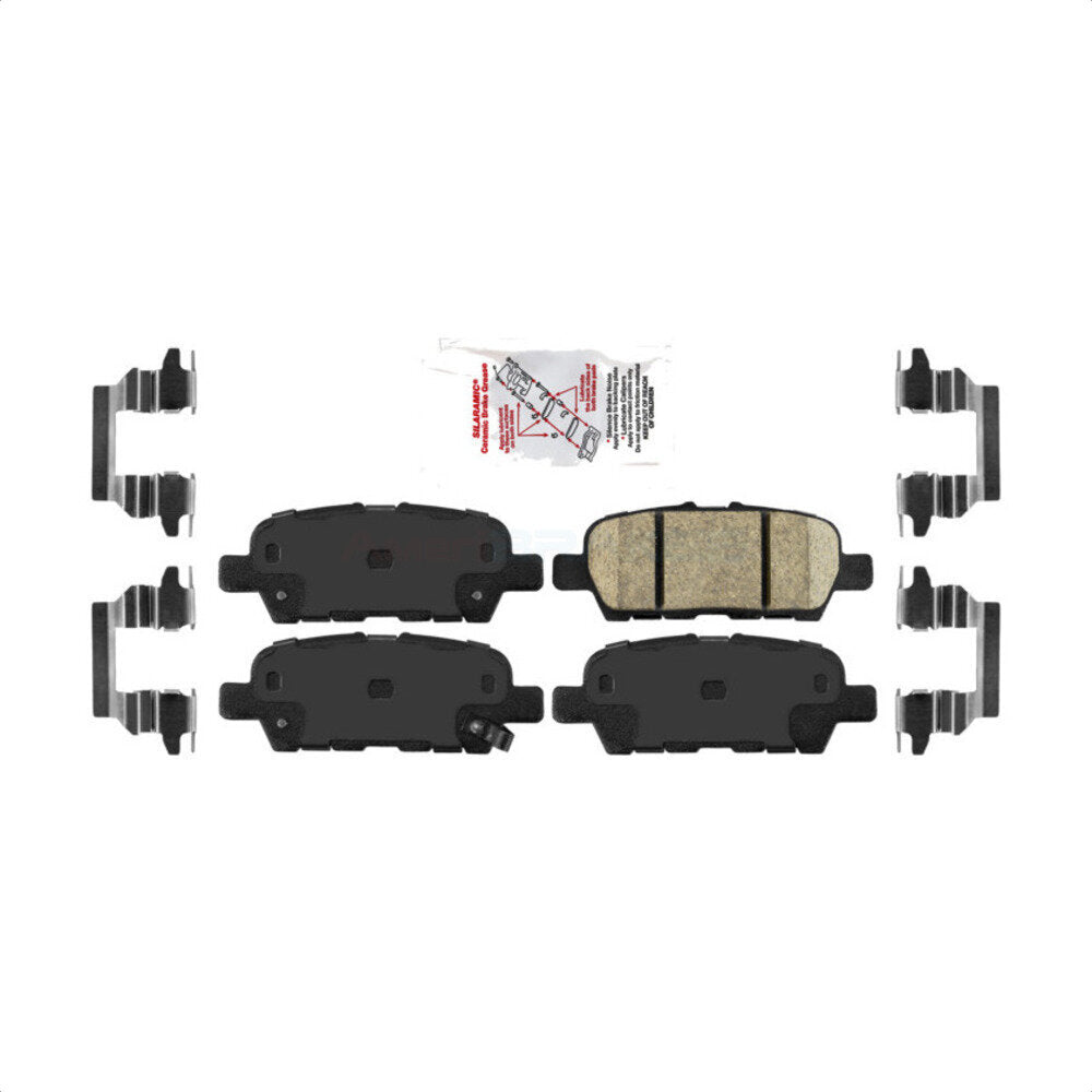 AmeriBRAKES NWF-PRC1393 Disc Brake Pad for 2002-2025 Nissan Z, Nissan LEAF, Nissan Altima - Rear