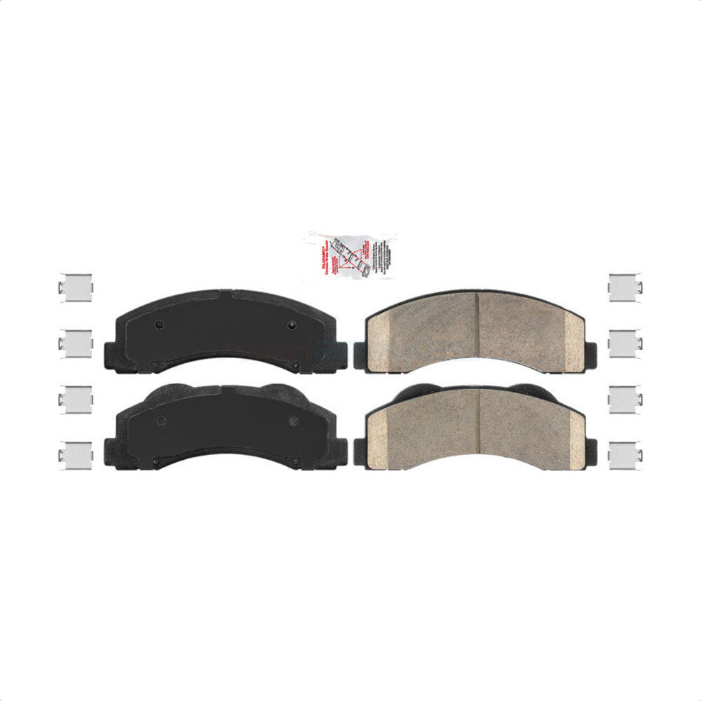 AmeriBRAKES NWF-PRC1414 Disc Brake Pad for 2010-2017 Ford Expedition, Ford F-150, Lincoln Navigator - Front