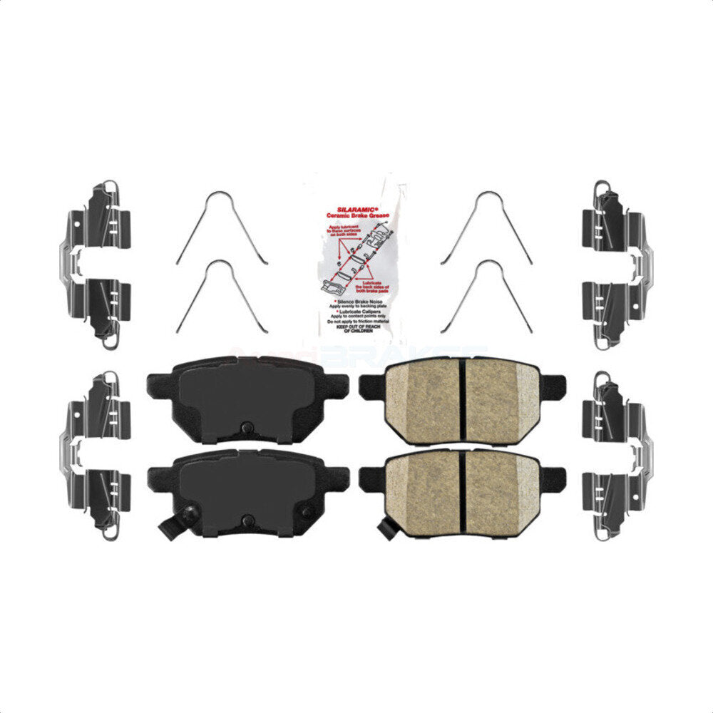 AmeriBRAKES NWF-PRC1423 Disc Brake Pad for 2008-2022 Toyota Corolla, Toyota Prius AWD-e, Toyota Corolla iM - Rear