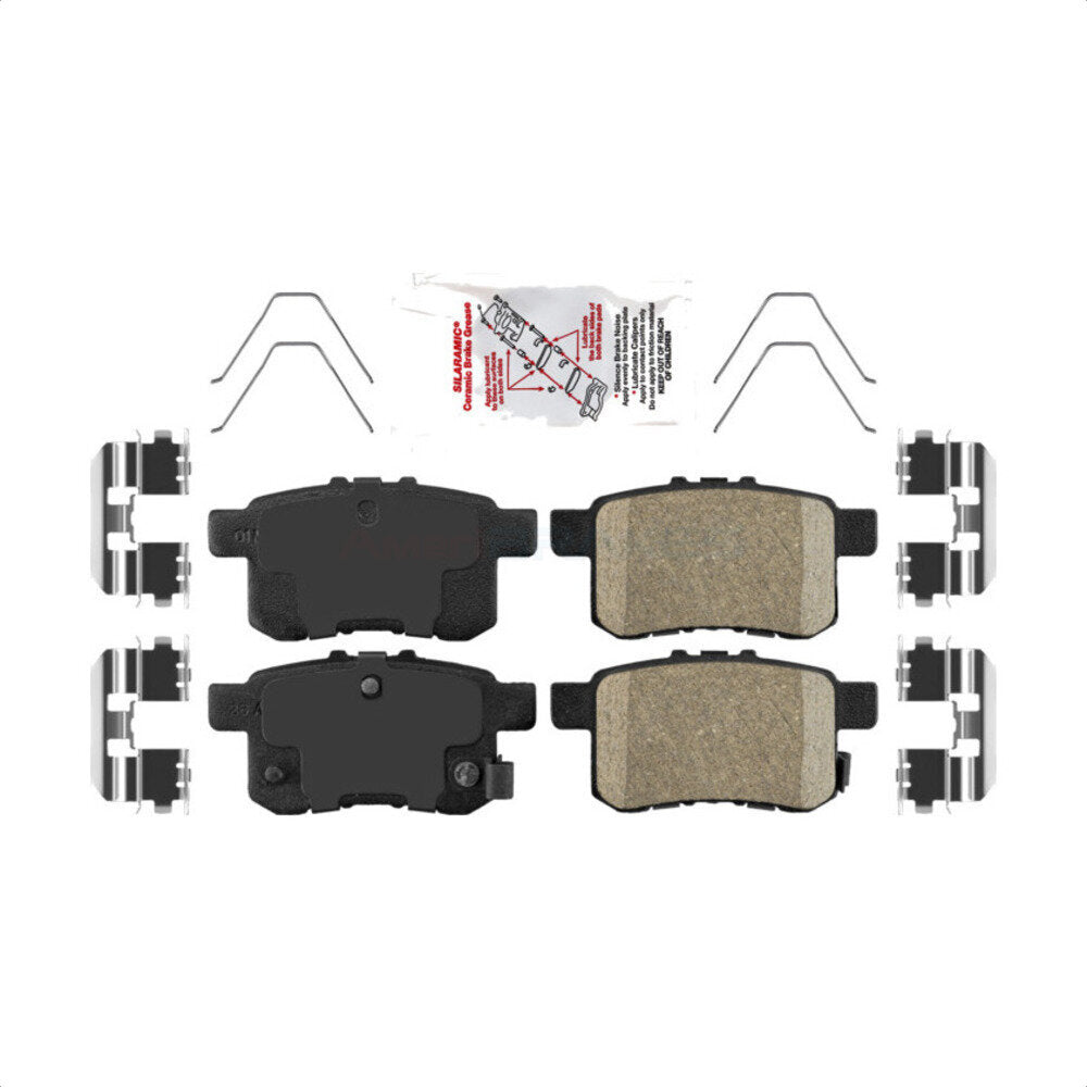 AmeriBRAKES NWF-PRC1451 Disc Brake Pad for 2008-2017 Honda Accord, Acura TSX - Rear
