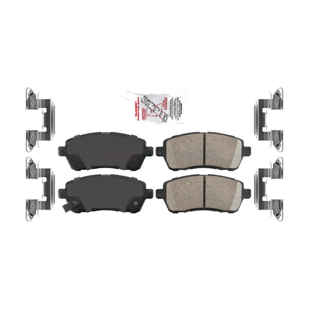 AmeriBRAKES NWF-PRC1454A Disc Brake Pad for 2011-2014 Mazda 2 - Front