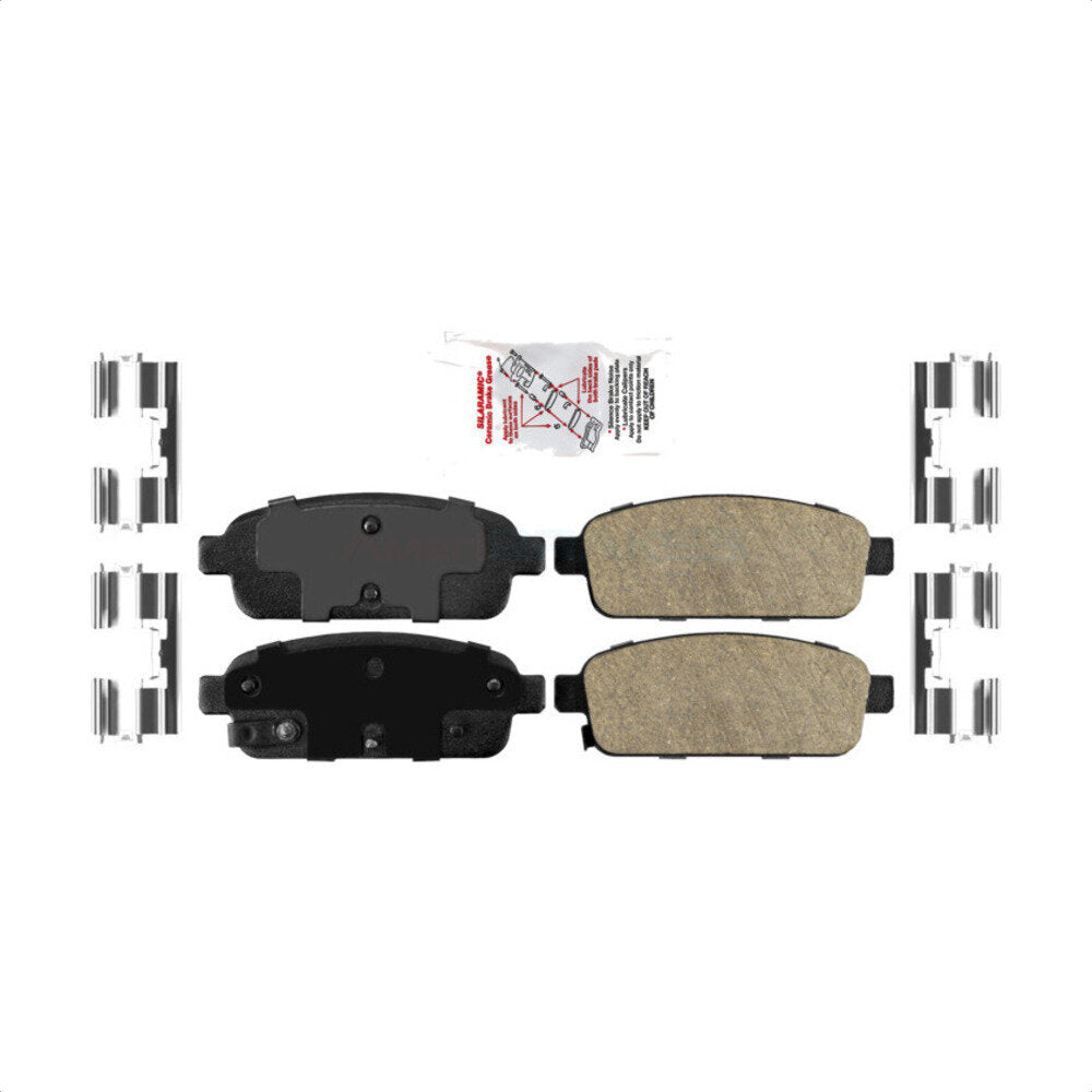 AmeriBRAKES NWF-PRC1468 Disc Brake Pad for 2011-2019 Buick Cascada, Chevrolet Cruze Limited, Cadillac ELR - Rear