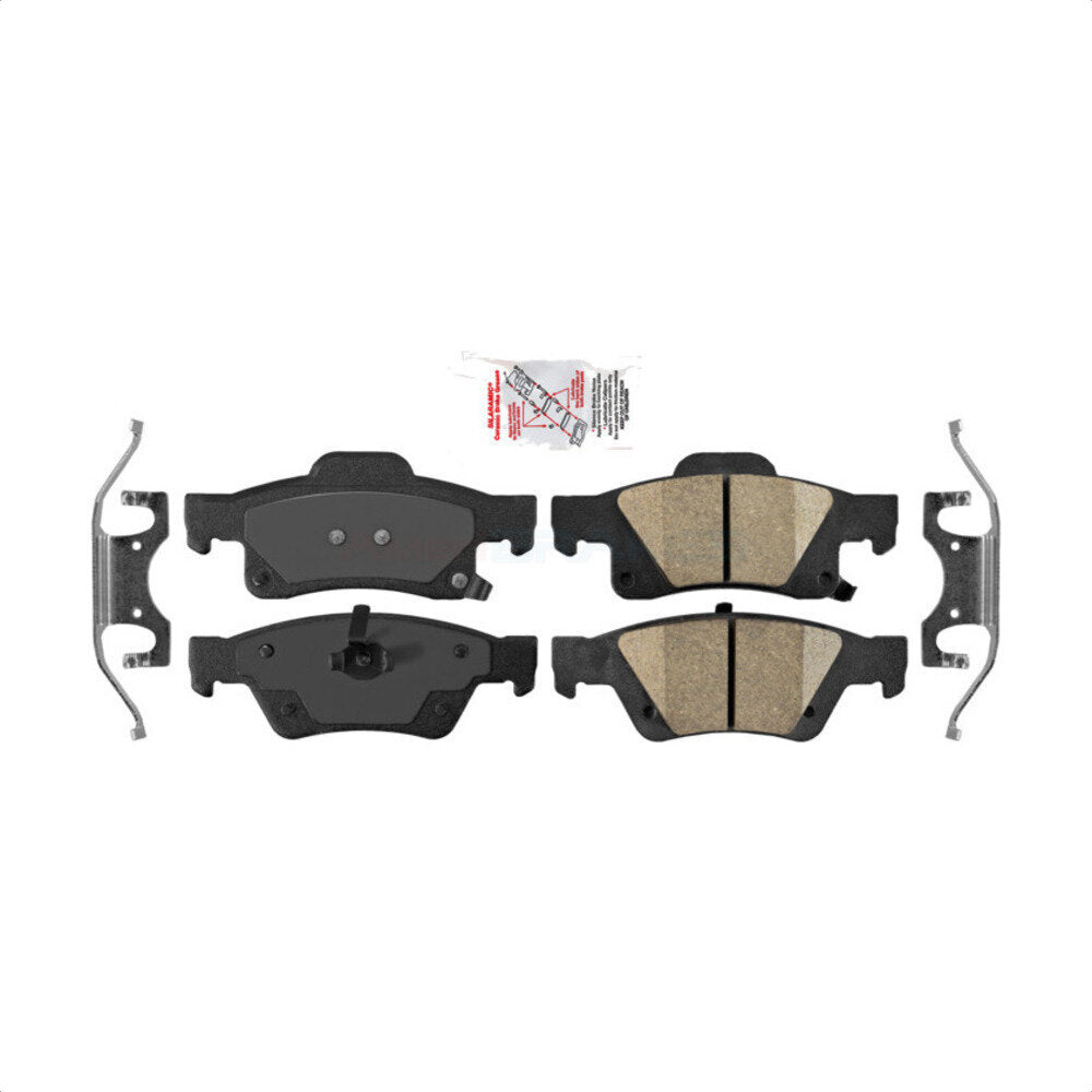 AmeriBRAKES NWF-PRC1498 Disc Brake Pad for 2011-2024 Jeep Grand Cherokee WK, Dodge Durango, Jeep Grand Cherokee - Rear