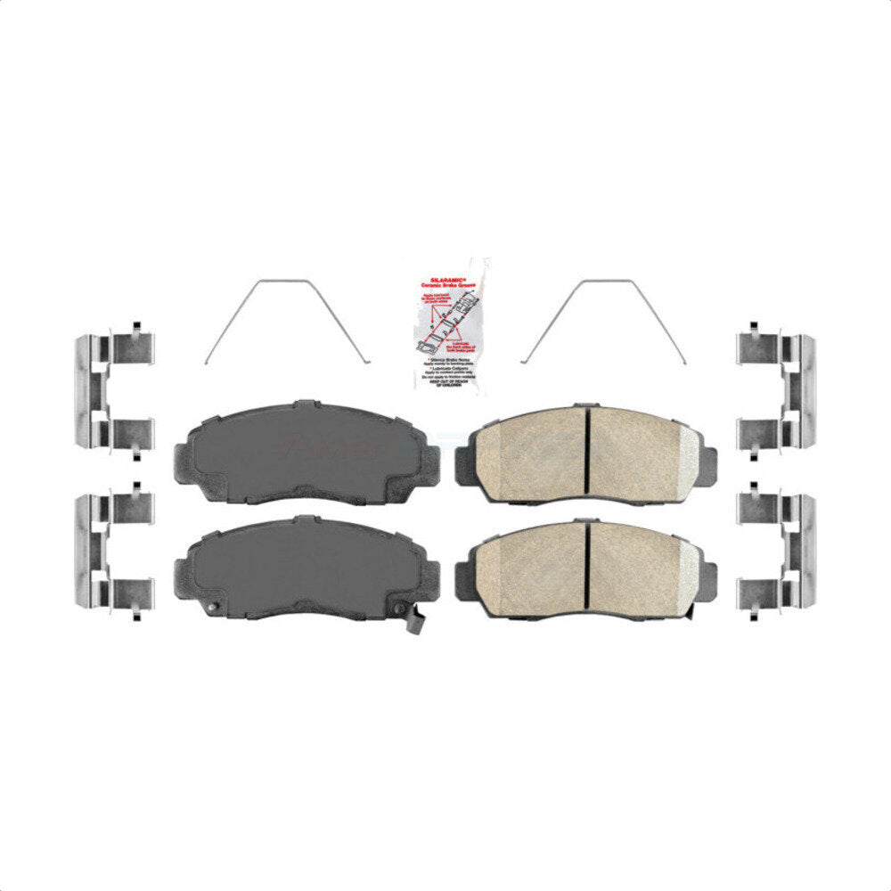 AmeriBRAKES NWF-PRC1506 Disc Brake Pad for 1999-2014 Honda Accord, Acura TL, Acura TSX - Front