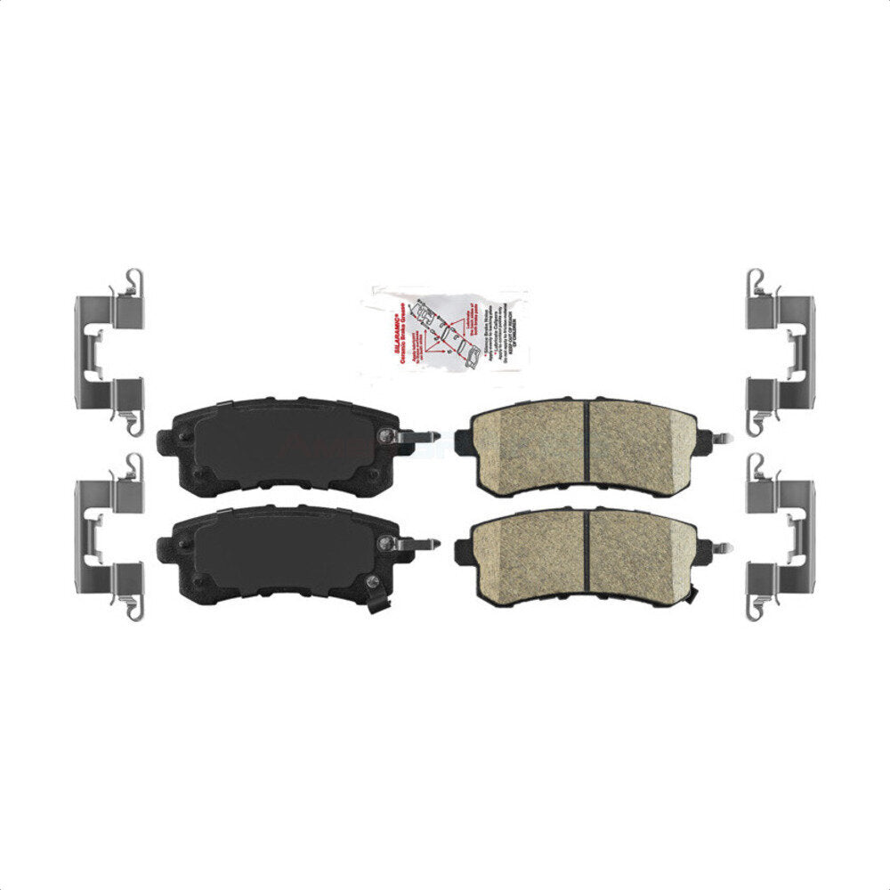 AmeriBRAKES NWF-PRC1510 Disc Brake Pad for 2011-2024 Nissan Armada, INFINITI QX80, INFINITI QX56 - Rear