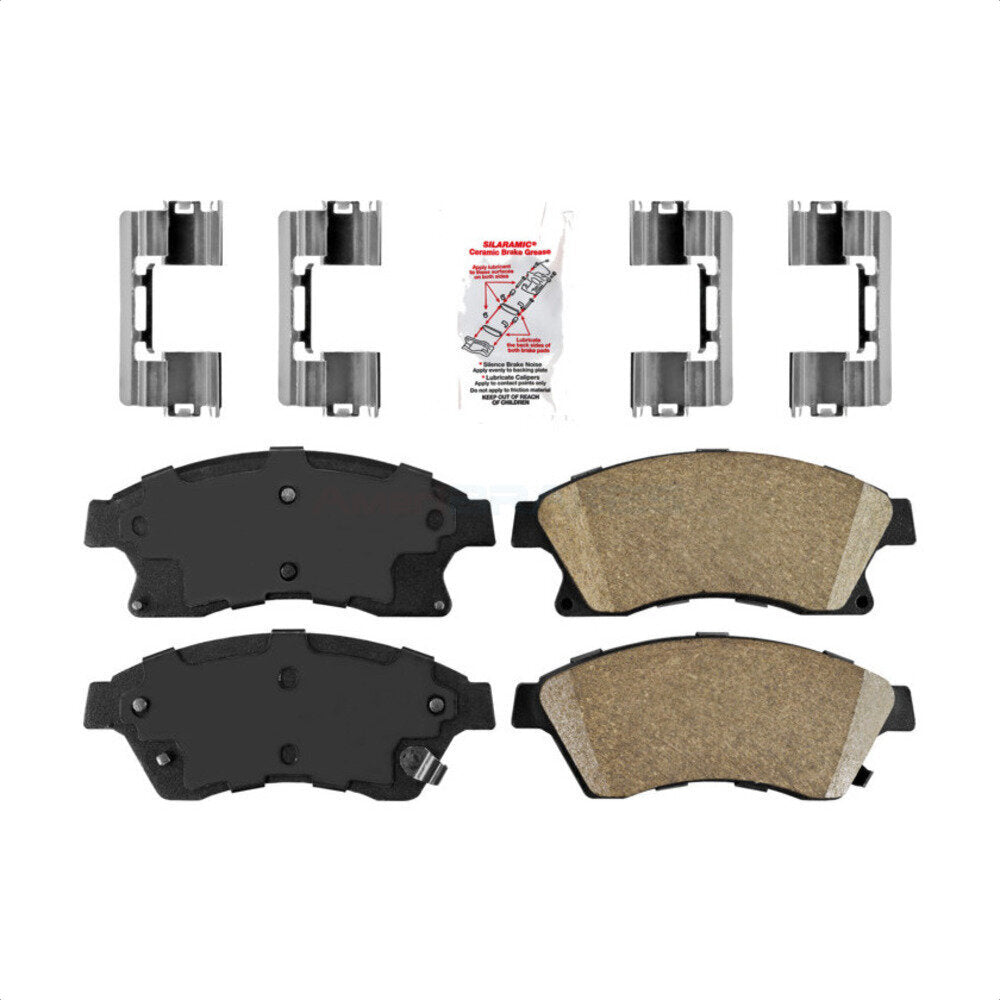AmeriBRAKES NWF-PRC1522 Disc Brake Pad for 2011-2017 Chevrolet Cruze Limited, Chevrolet Cruze, Chevrolet Sonic - Front