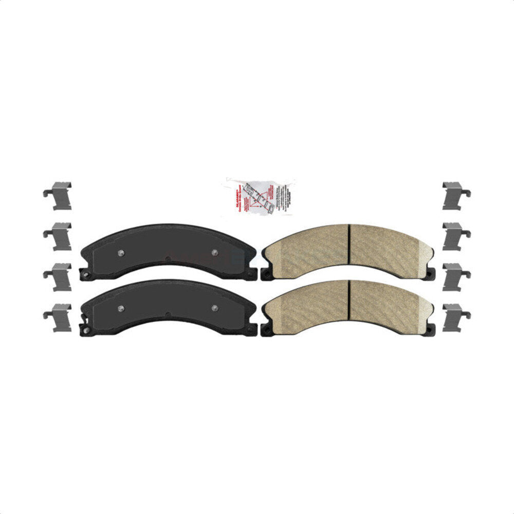 AmeriBRAKES NWF-PRC1565B Disc Brake Pad for 2012-2024 Nissan TITAN XD, Nissan NV1500, Nissan NV2500 - Rear