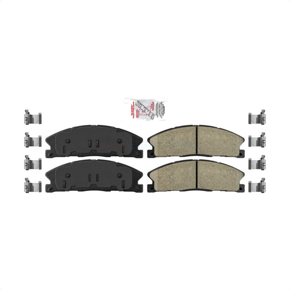 AmeriBRAKES NWF-PRC1611 Disc Brake Pad for 2012-2019 Ford Taurus, Ford Special Service Police Sedan, Ford Explorer - Front