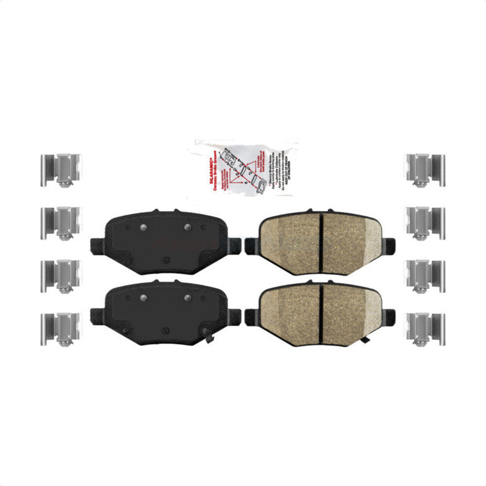AmeriBRAKES NWF-PRC1612 Disc Brake Pad for 2012-2019 Ford Taurus, Ford Explorer, Ford Special Service Police Sedan - Rear