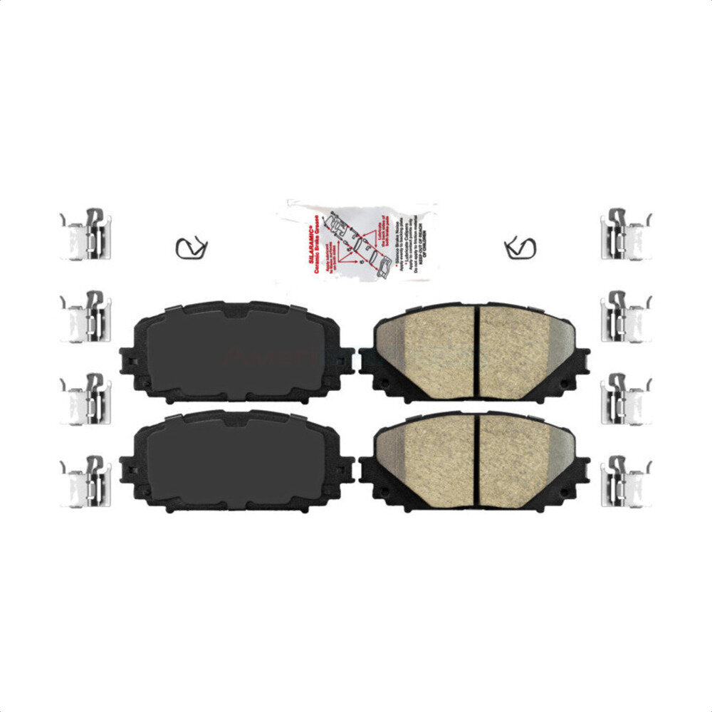 AmeriBRAKES NWF-PRC1628 Disc Brake Pad for 2012-2018 Toyota Yaris - Front