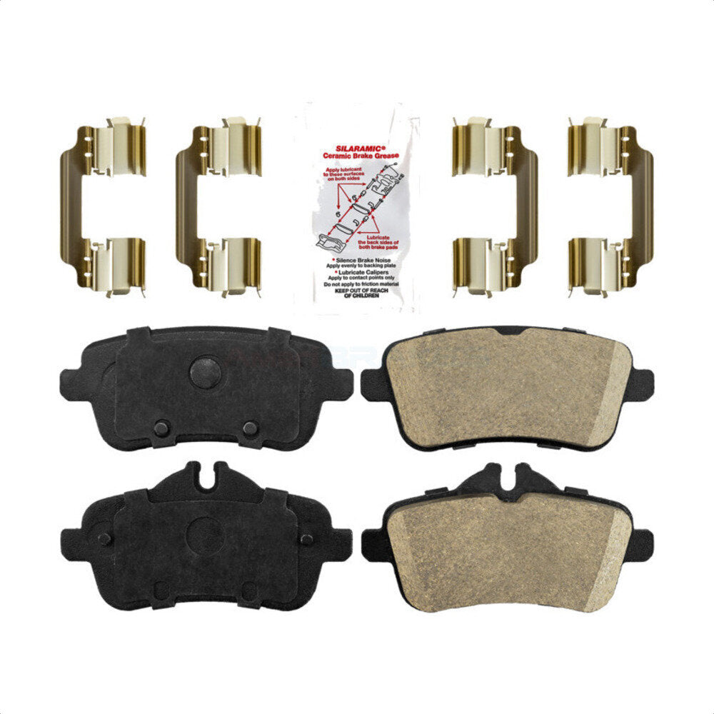 AmeriBRAKES NWF-PRC1630A Disc Brake Pad for 2012-2020 Mercedes-Benz GLE43 AMG, Mercedes-Benz GLS350d, Mercedes-Benz GLS450 - Rear
