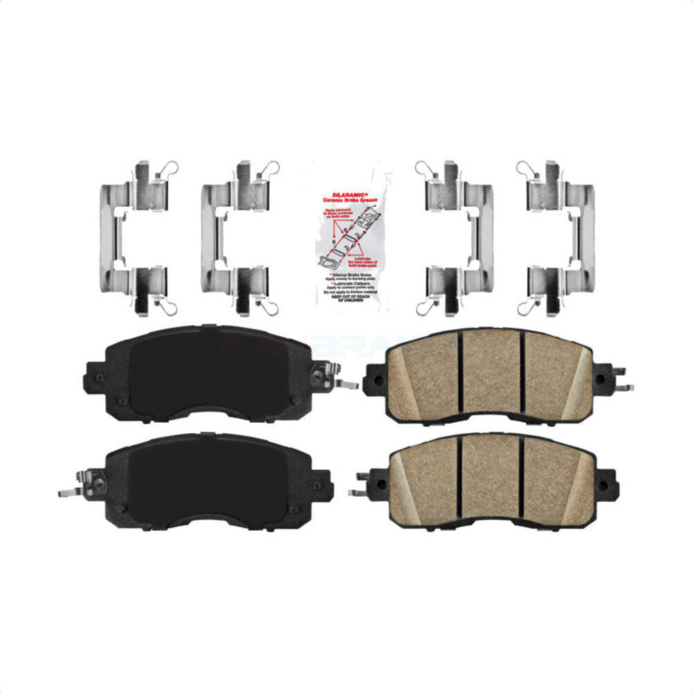 AmeriBRAKES NWF-PRC1650 Disc Brake Pad for 2013-2024 Nissan LEAF, Nissan Altima - Front