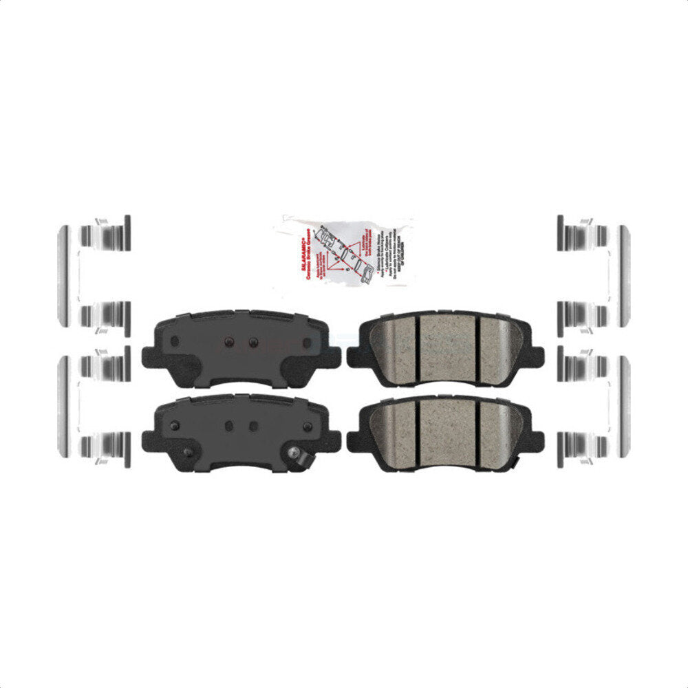 AmeriBRAKES NWF-PRC1659 Disc Brake Pad for 2013-2019 Cadillac ATS, Cadillac CTS - Rear