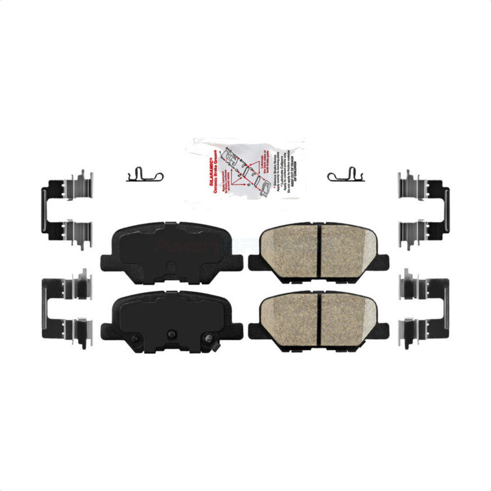 AmeriBRAKES NWF-PRC1679 Disc Brake Pad for 2013-2024 Mazda 3, Mazda 3 Sport, Mitsubishi Outlander - Rear