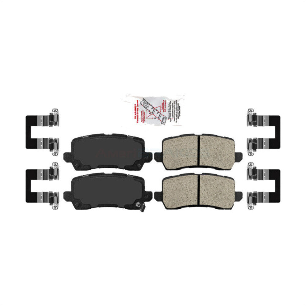 AmeriBRAKES NWF-PRC1698 Disc Brake Pad for 2014-2023 Honda Odyssey, Acura TLX, Acura RLX - Rear