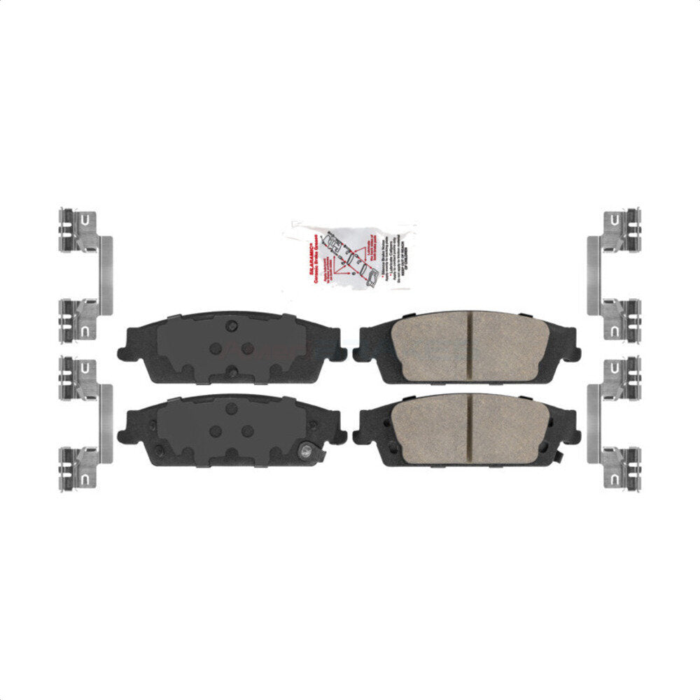 AmeriBRAKES NWF-PRC1707 Disc Brake Pad for 2014-2020 Chevrolet Silverado 1500, Chevrolet Silverado 1500 LD, GMC Sierra 1500 Limited - Rear