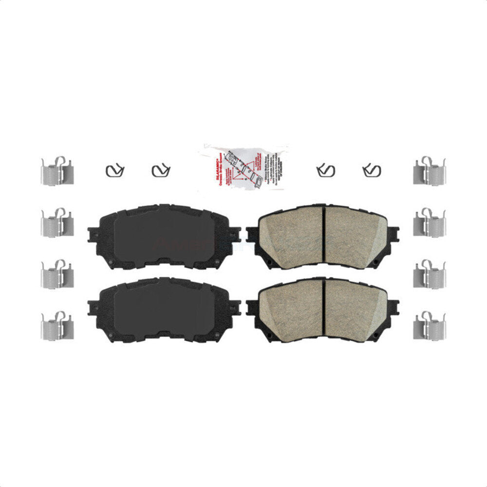 AmeriBRAKES NWF-PRC1711 Disc Brake Pad for 2014-2021 Mazda 6 - Front