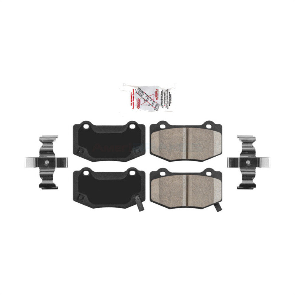 AmeriBRAKES NWF-PRC1718 Disc Brake Pad for 2014-2021 Chevrolet Corvette, Chevrolet Camaro, Cadillac ATS - Rear