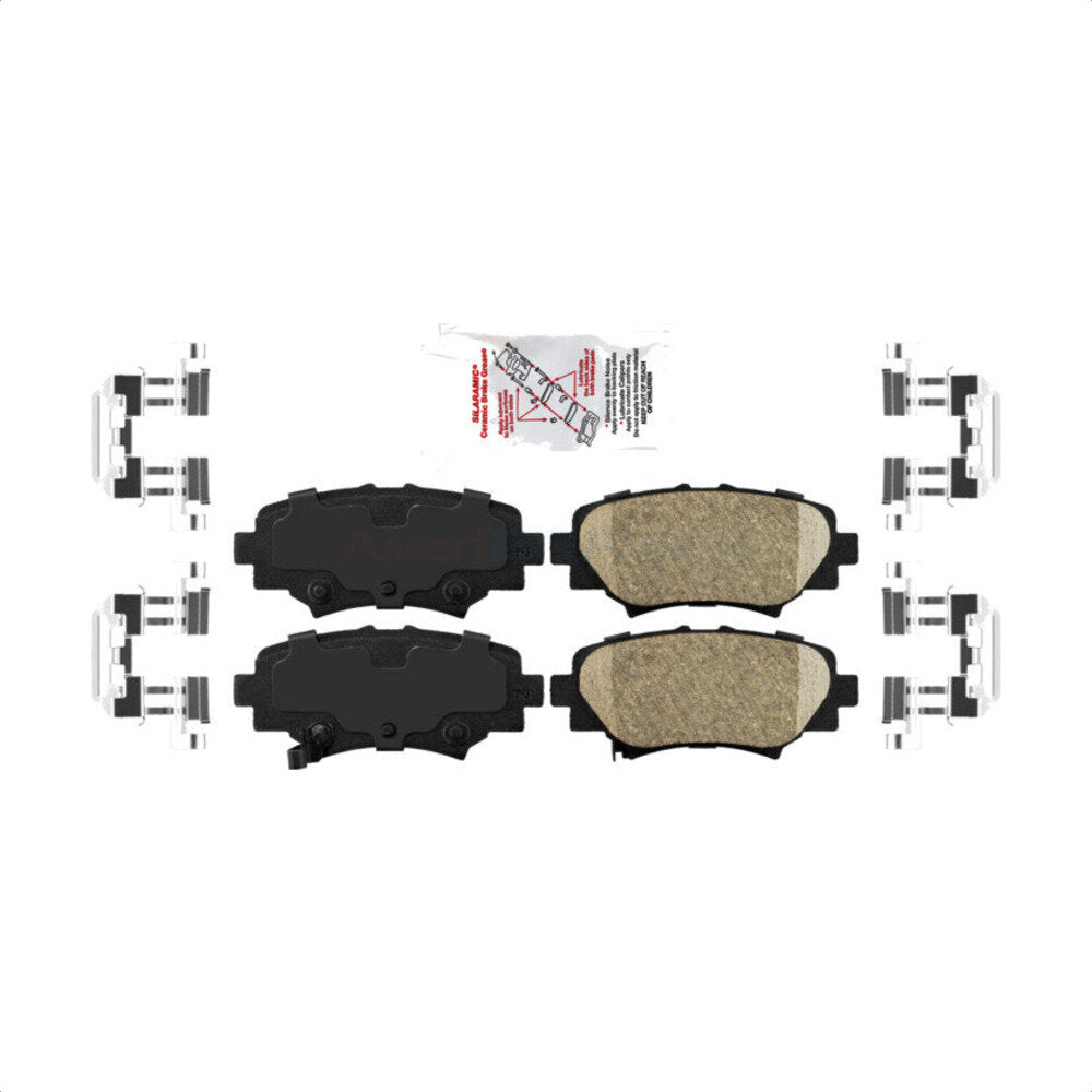 AmeriBRAKES NWF-PRC1729 Disc Brake Pad for 2014-2018 Mazda 3, Mazda 3 Sport - Rear
