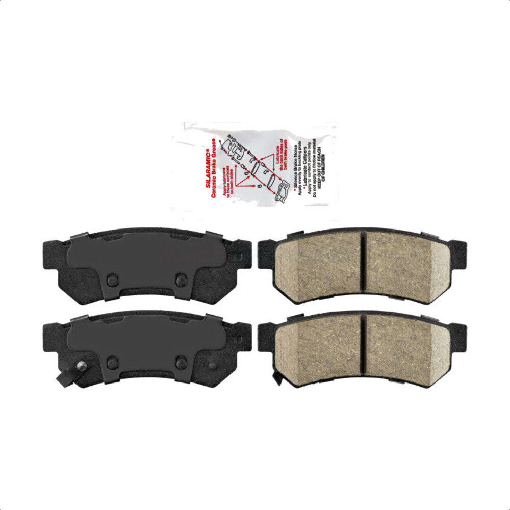AmeriBRAKES NWF-PRC1739 Disc Brake Pad for 2014-2016 Chevrolet Spark, Chevrolet Spark EV - Rear