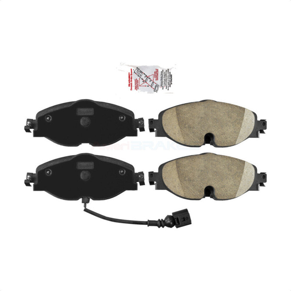 AmeriBRAKES NWF-PRC1760 Disc Brake Pad for 2015-2025 Volkswagen Jetta, Volkswagen Taos, Volkswagen Golf - Front
