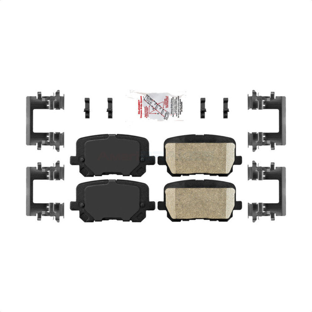 AmeriBRAKES NWF-PRC1766 Disc Brake Pad for 2014-2023 Dodge Charger - Rear