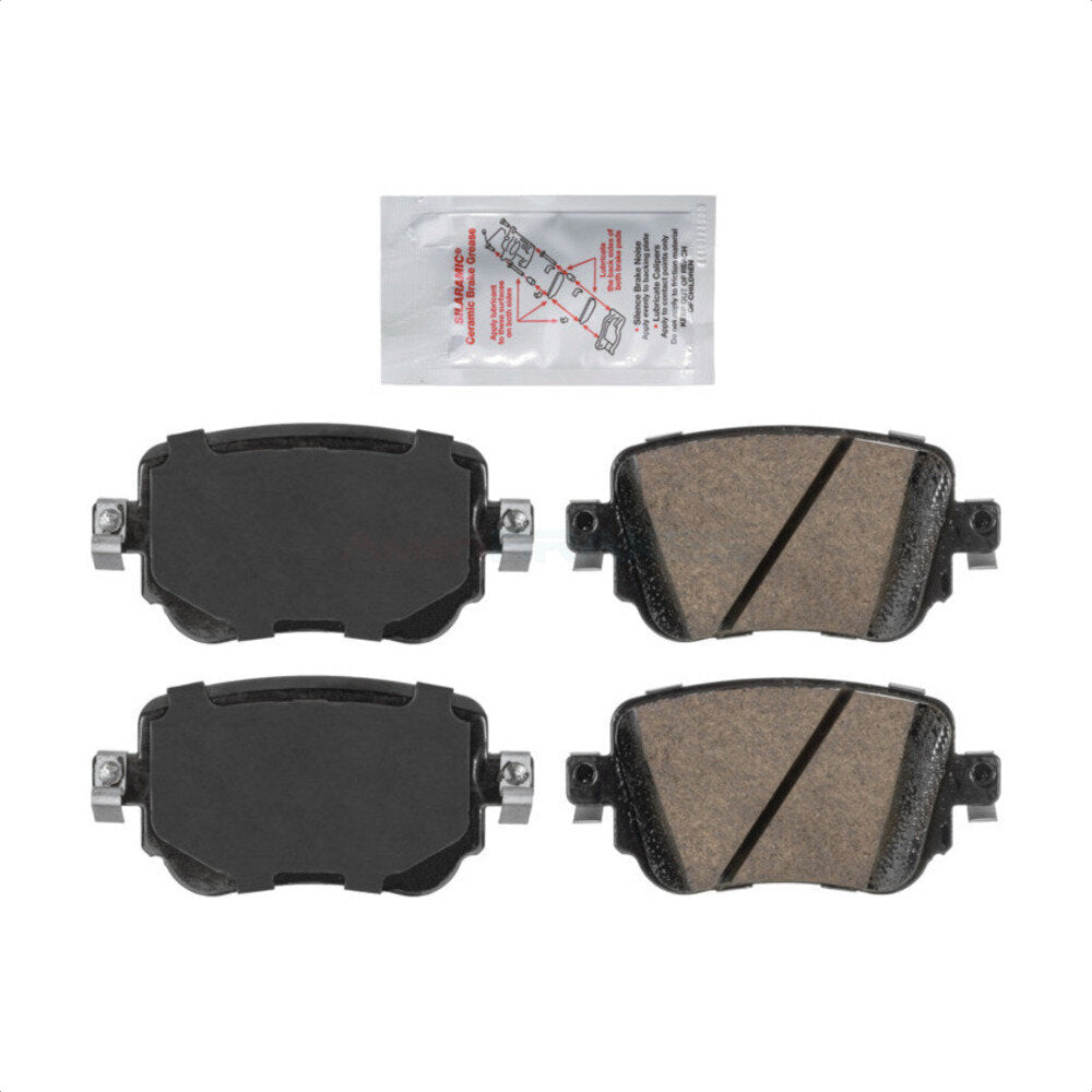 AmeriBRAKES NWF-PRC1779 Disc Brake Pad for 2015-2022 Volkswagen Golf, Volkswagen Golf Alltrack, Audi Q3 - Rear