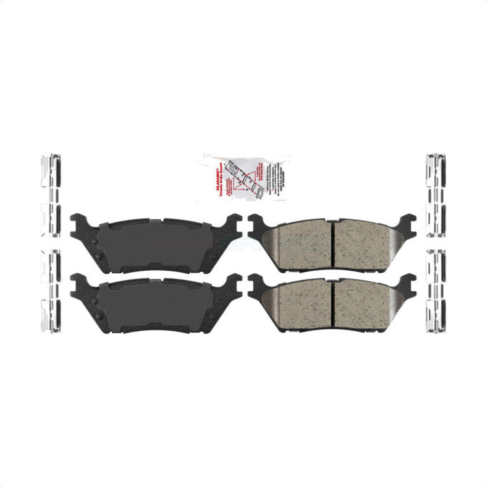 AmeriBRAKES NWF-PRC1790 Disc Brake Pad for 2015-2021 Ford Expedition, Lincoln Navigator, Ford F-150 - Rear