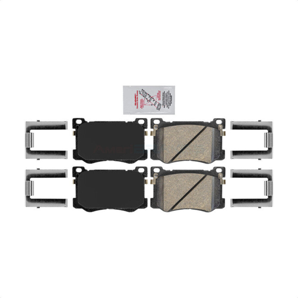 AmeriBRAKES NWF-PRC1799 Disc Brake Pad for 2015-2020 Genesis G80, Hyundai Genesis, Kia K900 - Front