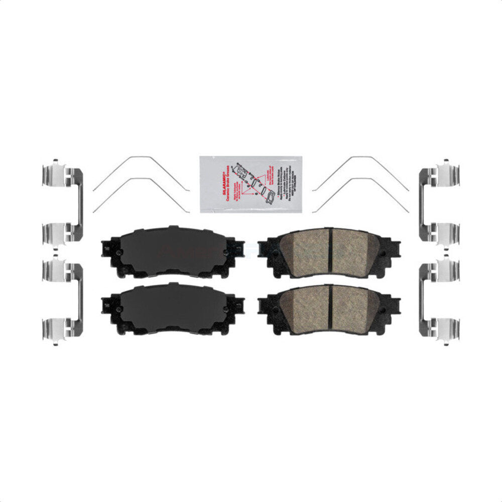 AmeriBRAKES NWF-PRC1805 Disc Brake Pad for 2015-2025 Toyota Camry, Toyota Prius, Lexus ES300h - Rear