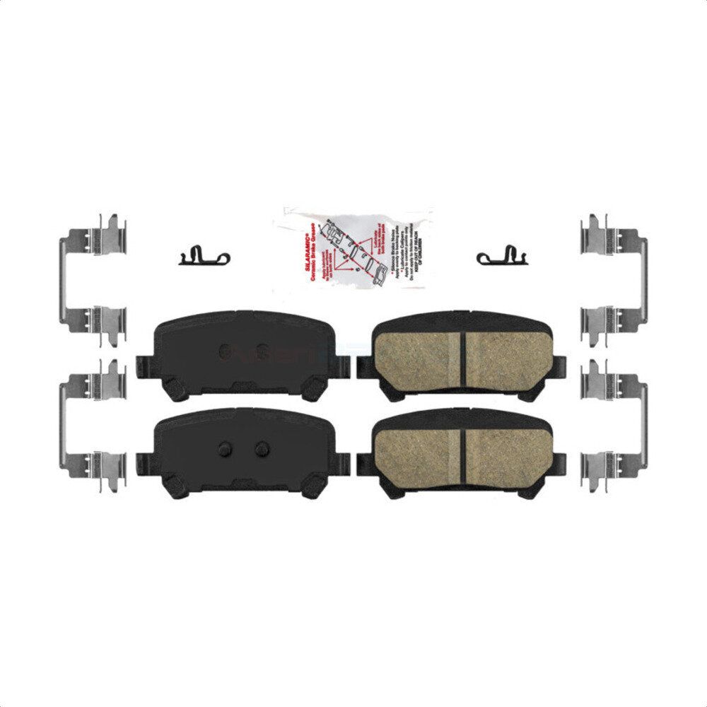 AmeriBRAKES NWF-PRC1806 Disc Brake Pad for 2015-2020 Chevrolet Colorado, GMC Canyon - Rear